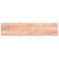 vidaXL Wandregal Hellbraun 220x50x6 cm Massivholz Eiche Behandelt vidaXL Wandregal Hellbraun 220x50x6 cm Massivholz Eiche Behandelt