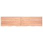 vidaXL Wandregal Hellbraun 220x50x6 cm Massivholz Eiche Behandelt vidaXL Wandregal Hellbraun 220x50x6 cm Massivholz Eiche Behandelt