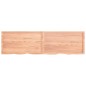 vidaXL Wandregal Hellbraun 220x60x4 cm Massivholz Eiche Behandelt vidaXL Wandregal Hellbraun 220x60x4 cm Massivholz Eiche Behandelt