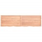 vidaXL Wandregal Hellbraun 220x60x6 cm Massivholz Eiche Behandelt vidaXL Wandregal Hellbraun 220x60x6 cm Massivholz Eiche Behandelt