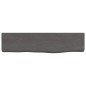 vidaXL Wandregal Dunkelbraun 40x10x4 cm Massivholz Eiche Behandelt vidaXL Wandregal Dunkelbraun 40x10x4 cm Massivholz Eiche Behandelt