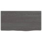 vidaXL Wandregal Dunkelbraun 40x20x2 cm Massivholz Eiche Behandelt vidaXL Wandregal Dunkelbraun 40x20x2 cm Massivholz Eiche Behandelt