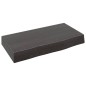 vidaXL Wandregal Dunkelgrau 40x20x6 cm Massivholz Eiche Behandelt vidaXL Wandregal Dunkelgrau 40x20x6 cm Massivholz Eiche Behandelt