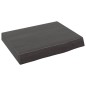 vidaXL Wandregal Dunkelbraun 40x30x(2-6) cm Massivholz Eiche Behandelt vidaXL Wandregal Dunkelbraun 40x30x(2-6) cm Massivholz Eiche Behandelt