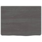 vidaXL Wandregal Dunkelbraun 40x30x(2-6) cm Massivholz Eiche Behandelt vidaXL Wandregal Dunkelbraun 40x30x(2-6) cm Massivholz Eiche Behandelt