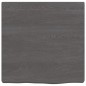 vidaXL Wandregal Dunkelgrau 40x40x4 cm Massivholz Eiche Behandelt vidaXL Wandregal Dunkelgrau 40x40x4 cm Massivholz Eiche Behandelt