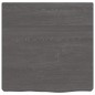 vidaXL Wandregal Dunkelgrau 40x40x6 cm Massivholz Eiche Behandelt vidaXL Wandregal Dunkelgrau 40x40x6 cm Massivholz Eiche Behandelt