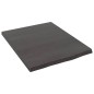 vidaXL Wandregal Dunkelgrau 40x50x2 cm Massivholz Eiche Behandelt vidaXL Wandregal Dunkelgrau 40x50x2 cm Massivholz Eiche Behandelt