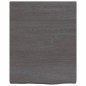 vidaXL Wandregal Dunkelbraun 40x50x(2-4) cm Massivholz Eiche Behandelt vidaXL Wandregal Dunkelbraun 40x50x(2-4) cm Massivholz Eiche Behandelt