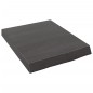 vidaXL Wandregal Dunkelgrau 40x50x6 cm Massivholz Eiche Behandelt vidaXL Wandregal Dunkelgrau 40x50x6 cm Massivholz Eiche Behandelt
