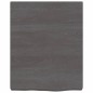 vidaXL Wandregal Dunkelgrau 40x50x6 cm Massivholz Eiche Behandelt vidaXL Wandregal Dunkelgrau 40x50x6 cm Massivholz Eiche Behandelt