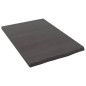 vidaXL Wandregal Dunkelbraun 40x60x2 cm Massivholz Eiche Behandelt vidaXL Wandregal Dunkelbraun 40x60x2 cm Massivholz Eiche Behandelt