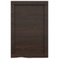 vidaXL Wandregal Dunkelgrau 40x60x4 cm Massivholz Eiche Behandelt vidaXL Wandregal Dunkelgrau 40x60x4 cm Massivholz Eiche Behandelt