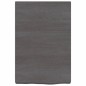 vidaXL Wandregal Dunkelbraun 40x60x(2-6) cm Massivholz Eiche Behandelt vidaXL Wandregal Dunkelbraun 40x60x(2-6) cm Massivholz Eiche Behandelt