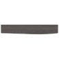 vidaXL Wandregal Dunkelgrau 60x10x2 cm Massivholz Eiche Behandelt vidaXL Wandregal Dunkelgrau 60x10x2 cm Massivholz Eiche Behandelt