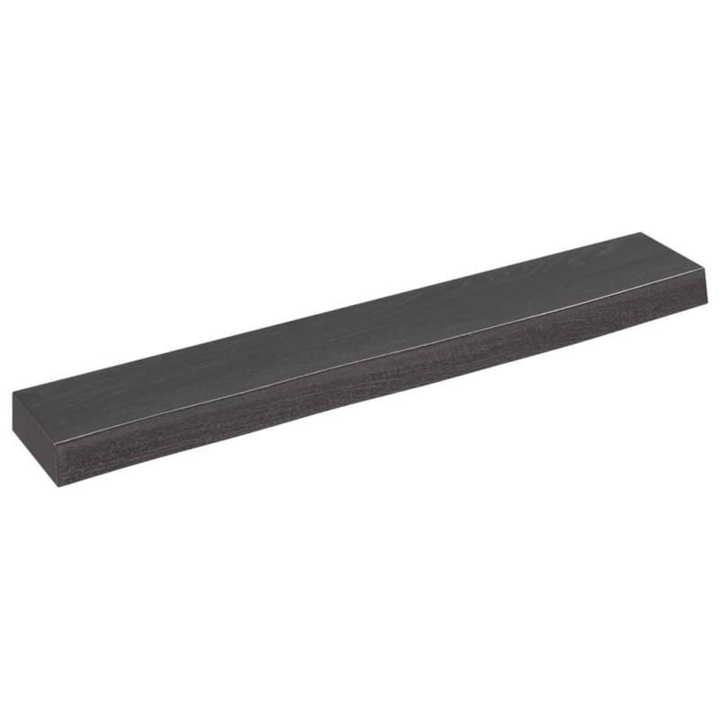 vidaXL Wandregal Dunkelgrau 60x10x4 cm Massivholz Eiche Behandelt vidaXL Wandregal Dunkelgrau 60x10x4 cm Massivholz Eiche Behandelt