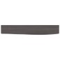 vidaXL Wandregal Dunkelgrau 60x10x4 cm Massivholz Eiche Behandelt vidaXL Wandregal Dunkelgrau 60x10x4 cm Massivholz Eiche Behandelt