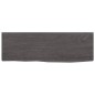 vidaXL Wandregal Dunkelgrau 60x20x2 cm Massivholz Eiche Behandelt vidaXL Wandregal Dunkelgrau 60x20x2 cm Massivholz Eiche Behandelt