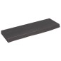 vidaXL Wandregal Dunkelbraun 60x20x4 cm Massivholz Eiche Behandelt vidaXL Wandregal Dunkelbraun 60x20x4 cm Massivholz Eiche Behandelt