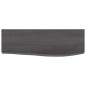 vidaXL Wandregal Dunkelbraun 60x20x4 cm Massivholz Eiche Behandelt vidaXL Wandregal Dunkelbraun 60x20x4 cm Massivholz Eiche Behandelt