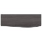 vidaXL Wandregal Dunkelgrau 60x20x6 cm Massivholz Eiche Behandelt vidaXL Wandregal Dunkelgrau 60x20x6 cm Massivholz Eiche Behandelt