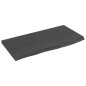 vidaXL Wandregal Dunkelgrau 60x30x2 cm Massivholz Eiche Behandelt vidaXL Wandregal Dunkelgrau 60x30x2 cm Massivholz Eiche Behandelt