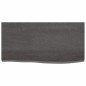 vidaXL Wandregal Dunkelgrau 60x30x2 cm Massivholz Eiche Behandelt vidaXL Wandregal Dunkelgrau 60x30x2 cm Massivholz Eiche Behandelt