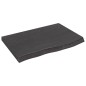 vidaXL Wandregal Dunkelgrau 60x40x4 cm Massivholz Eiche Behandelt vidaXL Wandregal Dunkelgrau 60x40x4 cm Massivholz Eiche Behandelt