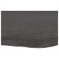 vidaXL Wandregal Dunkelgrau 60x40x4 cm Massivholz Eiche Behandelt vidaXL Wandregal Dunkelgrau 60x40x4 cm Massivholz Eiche Behandelt
