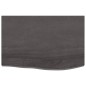 vidaXL Wandregal Dunkelgrau 60x40x2 cm Massivholz Eiche Behandelt vidaXL Wandregal Dunkelgrau 60x40x2 cm Massivholz Eiche Behandelt