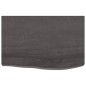 vidaXL Wandregal Dunkelbraun 60x40x(2-6) cm Massivholz Eiche Behandelt vidaXL Wandregal Dunkelbraun 60x40x(2-6) cm Massivholz Eiche Behandelt