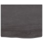 vidaXL Wandregal Dunkelgrau 60x50x4 cm Massivholz Eiche Behandelt vidaXL Wandregal Dunkelgrau 60x50x4 cm Massivholz Eiche Behandelt