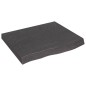 vidaXL Wandregal Dunkelgrau 60x50x6 cm Massivholz Eiche Behandelt vidaXL Wandregal Dunkelgrau 60x50x6 cm Massivholz Eiche Behandelt