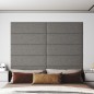 vidaXL Wandpaneele 12 Stk. Hellgrau 90x30 cm Stoff 3,24 m² vidaXL Wandpaneele 12 Stk. Hellgrau 90x30 cm Stoff 3,24 m²