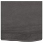 vidaXL Wandregal Dunkelgrau 60x60x6 cm Massivholz Eiche Behandelt vidaXL Wandregal Dunkelgrau 60x60x6 cm Massivholz Eiche Behandelt