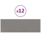 vidaXL Wandpaneele 12 Stk. Hellgrau 90x30 cm Stoff 3,24 m² vidaXL Wandpaneele 12 Stk. Hellgrau 90x30 cm Stoff 3,24 m²