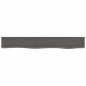 vidaXL Wandregal Dunkelgrau 80x10x6 cm Massivholz Eiche Behandelt vidaXL Wandregal Dunkelgrau 80x10x6 cm Massivholz Eiche Behandelt