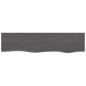 vidaXL Wandregal Dunkelgrau 80x20x2 cm Massivholz Eiche Behandelt vidaXL Wandregal Dunkelgrau 80x20x2 cm Massivholz Eiche Behandelt