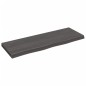 vidaXL Wandregal Dunkelbraun 80x30x(2-4) cm Massivholz Eiche Behandelt vidaXL Wandregal Dunkelbraun 80x30x(2-4) cm Massivholz Eiche Behandelt