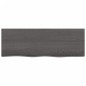vidaXL Wandregal Dunkelbraun 80x30x(2-4) cm Massivholz Eiche Behandelt vidaXL Wandregal Dunkelbraun 80x30x(2-4) cm Massivholz Eiche Behandelt