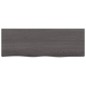 vidaXL Wandregal Dunkelgrau 80x30x6 cm Massivholz Eiche Behandelt vidaXL Wandregal Dunkelgrau 80x30x6 cm Massivholz Eiche Behandelt
