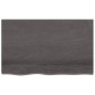 vidaXL Wandregal Dunkelbraun 80x50x(2-4) cm Massivholz Eiche Behandelt vidaXL Wandregal Dunkelbraun 80x50x(2-4) cm Massivholz Eiche Behandelt