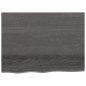 vidaXL Wandregal Dunkelgrau 80x60x4 cm Massivholz Eiche Behandelt vidaXL Wandregal Dunkelgrau 80x60x4 cm Massivholz Eiche Behandelt