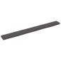 vidaXL Wandregal Dunkelgrau 100x10x2 cm Massivholz Eiche Behandelt vidaXL Wandregal Dunkelgrau 100x10x2 cm Massivholz Eiche Behandelt