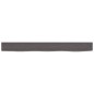 vidaXL Wandregal Dunkelgrau 100x10x2 cm Massivholz Eiche Behandelt vidaXL Wandregal Dunkelgrau 100x10x2 cm Massivholz Eiche Behandelt