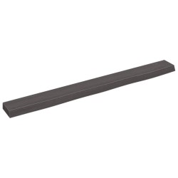 vidaXL Wandregal Dunkelbraun 100x10x4 cm Massivholz Eiche Behandelt