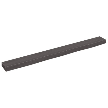 vidaXL Wandregal Dunkelbraun 100x10x4 cm Massivholz Eiche Behandelt