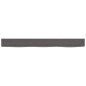 vidaXL Wandregal Dunkelbraun 100x10x6 cm Massivholz Eiche Behandelt vidaXL Wandregal Dunkelbraun 100x10x6 cm Massivholz Eiche Behandelt