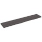 vidaXL Wandregal Dunkelgrau 100x20x2 cm Massivholz Eiche Behandelt vidaXL Wandregal Dunkelgrau 100x20x2 cm Massivholz Eiche Behandelt