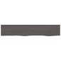 vidaXL Wandregal Dunkelgrau 100x20x2 cm Massivholz Eiche Behandelt vidaXL Wandregal Dunkelgrau 100x20x2 cm Massivholz Eiche Behandelt